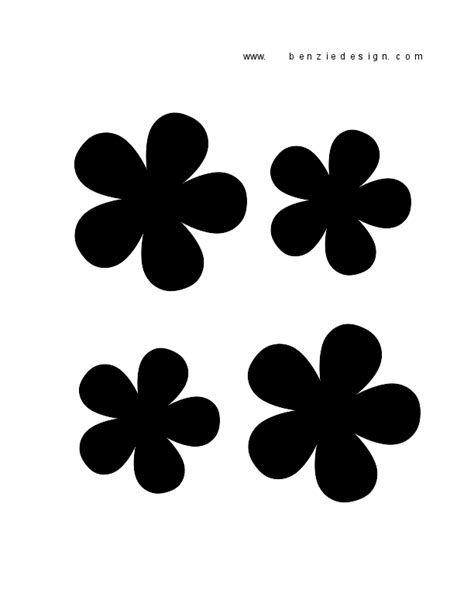 Download Simple Felt Flowers, Free Pattern! - Benzie Design