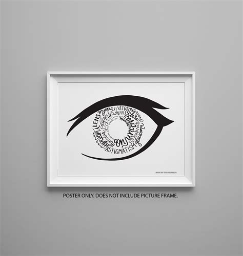 Eye Collage Artwork Eyeball Artwork Optometry Artwork Etsy