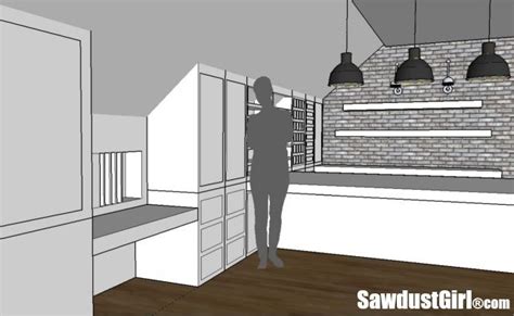 You are viewing image #13 of 14, you can see the complete gallery at the bottom below. Craft Room Studio Design Plan - Sawdust Girl®