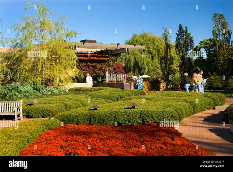 Chicago Botanic Gardens Stock Photo Alamy