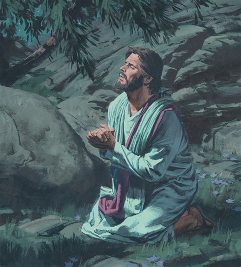 Jesus Suffers In The Garden Of Gethsemane