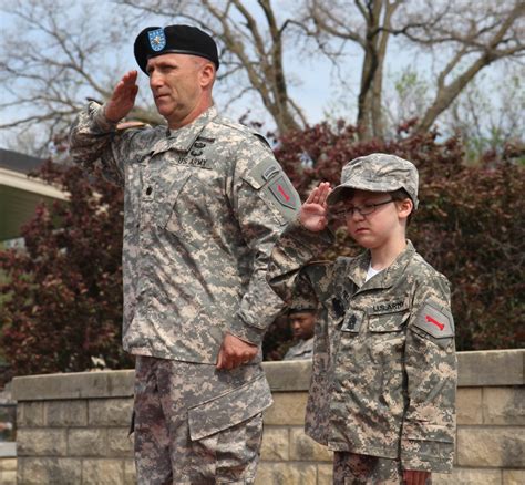 Eight-year-old CSM returns to salute his troops | Article | The United ...