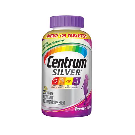 Usa Angel Centrum Silver Women Multivitamin Tablet Age 50 And Older 250 Ct