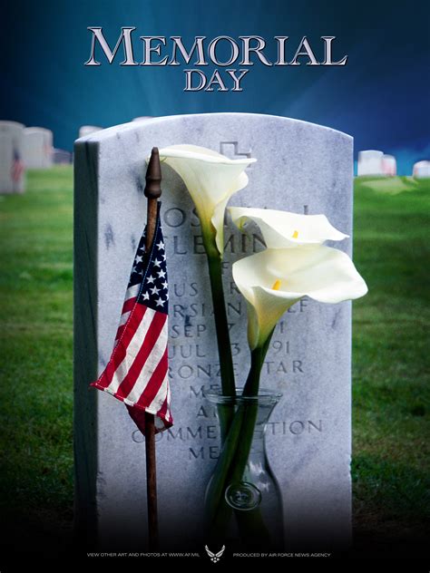 Memorial Day At Arlington National Cemetery President George W Bush