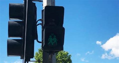 Australian Capital Installs Same Sex Silhouettes In Pedestrian Lights