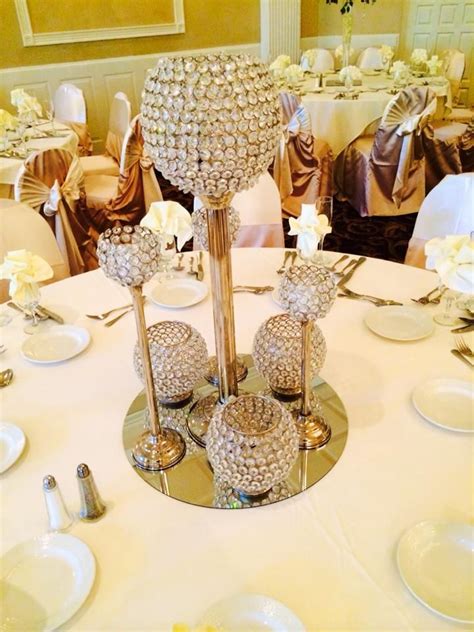 Crystal Bling Centerpiece From Shamrock Garden Florist In Lombard Il