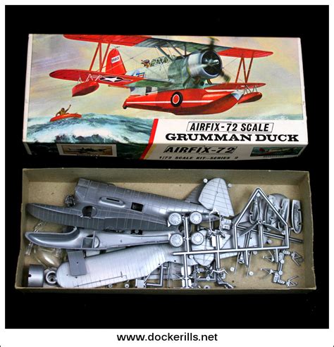 Airfix Grumman F2f 6 Duck Red Stripe Kit Model Aircraft Kits Hobbydb