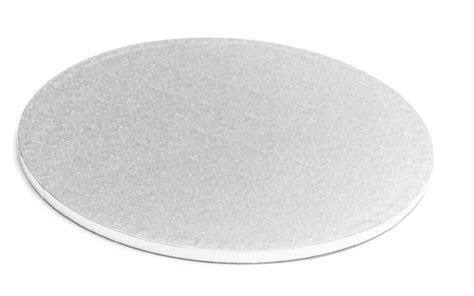 Round 14 Inch Silver Cake Drum 10mm Thickness Cake Decorating Central