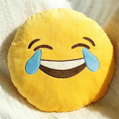 Emoji Decorative Throw Pillow Stuffed Smiley Cushion Home Decor For