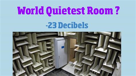 World Quietest Place Know Everything About World Quietest Room Youtube