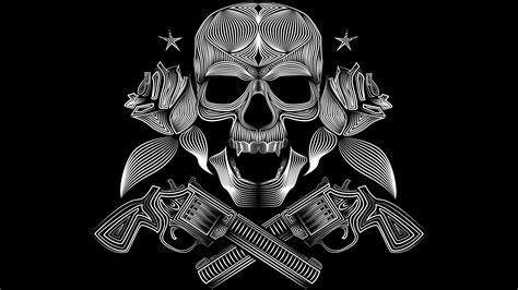 Skull Gangsters Vector Wallpaper Hd Vector 4k Wallpapers Images And