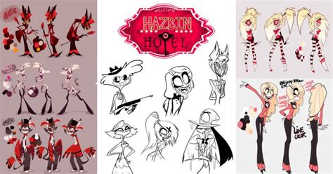 Arte Conceptual y Diseño de Personajes en Hazbin Hotel