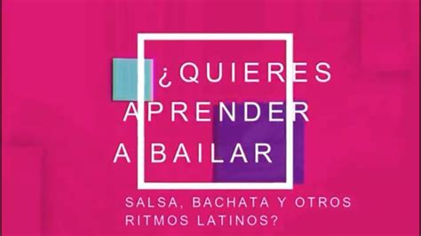 Aprende A Bailar Salsa Bachata Y Otros Ritmos Latinos Youtube