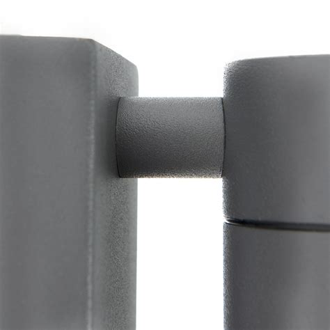 Outdoor Wall Lamp With Twilight Switch Anthracite Ip44 Solo Graphite