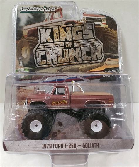 164 Diecast Greenlight Kings Of Crunch 1979 Ford F250 Goliath Monster