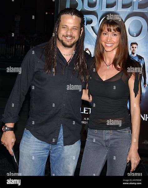 Shannon Elizabeth And Husband Joe Reitman Attend The Bulletproof Monk Film Premiere Held At