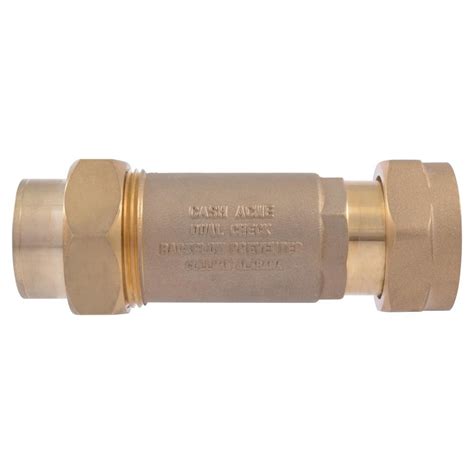 Valves Cash Acme B9101e Cashflo Dcve 1 Inch Double Check Valve Backflow