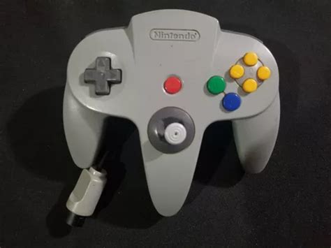 Control Original N64 Nintendo 64 Gris Mercadolibre