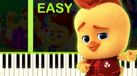 The Chicken Squad Easy Piano Tutorial Youtube