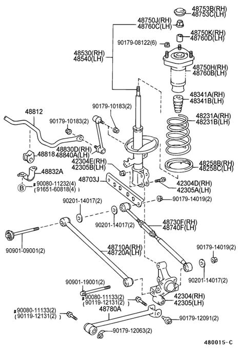 Toyota Camry Suspension Parts