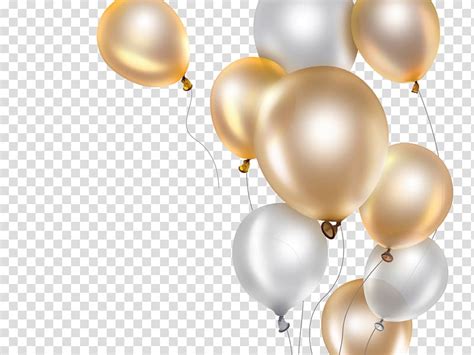 Top 51 Imagen Gold Balloons Transparent Background Thpthoangvanthu