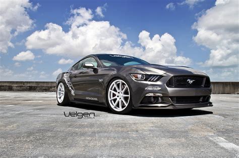 2015 Mustang Gt Magnetic Grey On Velgen Wheels Vmb9 6speedonline