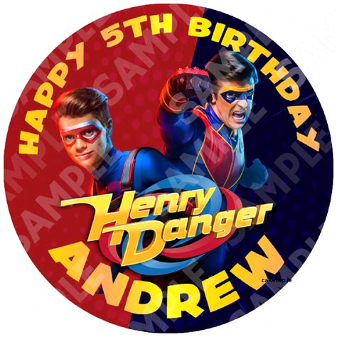 Henry Danger Edible Cake Topper Edible Cake Toppers Edible Pictures
