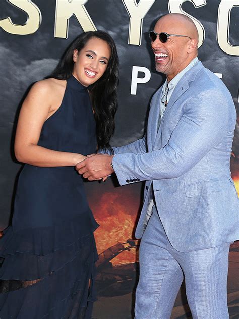 5 Things About Dwayne ‘the Rock Johnsons Daughter Hollywood Life