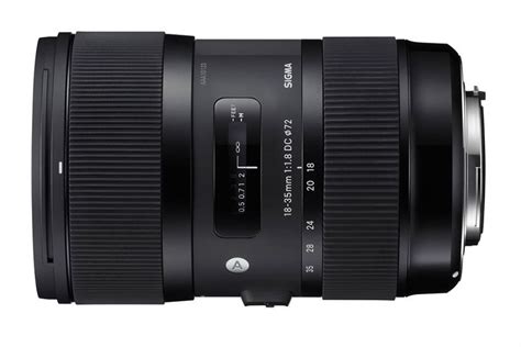 Sigma 18-35mm F1.8 DC HSM Art A-mount lens info