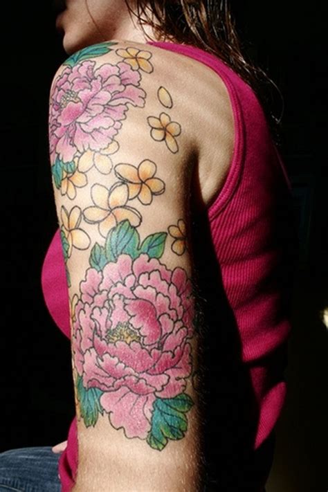 Flower tattoo designs can be large, small, black, grey, white, colorful, or anything in between. 25 Beautiful Peony Flower Tattoos