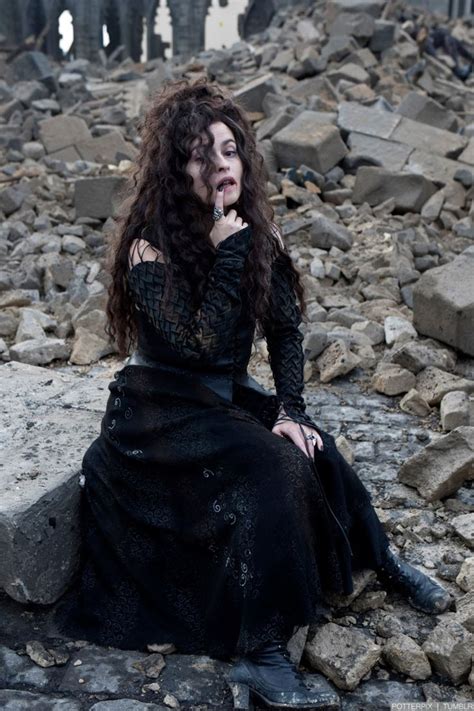 bellatrix lestrange photo harry potter and the deathly hallows part 2 behind the scenes