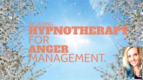 hypnotherapy for anger management youtube