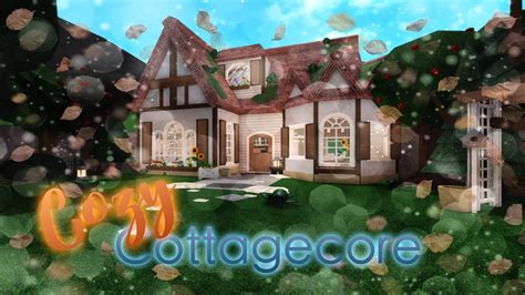 Bloxburg Roblox Cozy Cottagecore House Speedbuild Youtube