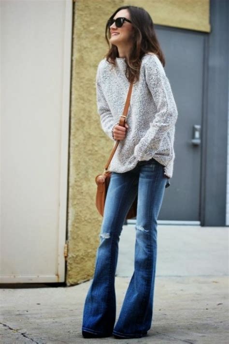 Stylish Ways To Wear Flared Jeans Styleoholic