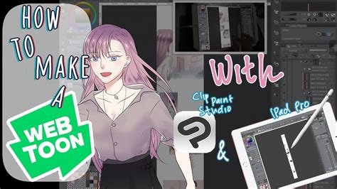 How To Make A Webtoon Clip Studio Paint And Ipad Pro Create Crop