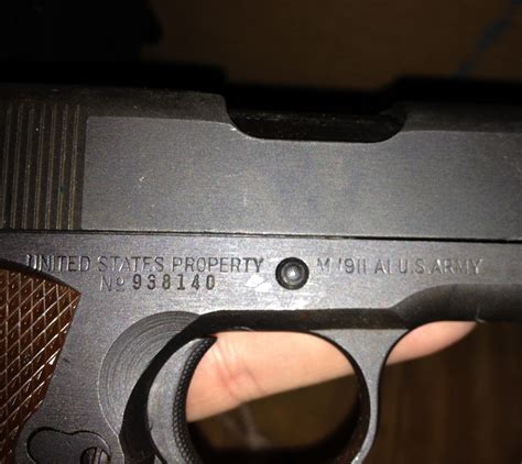 I Have My Grandfathers M 1911 A1 And I Was Wondering The Value He