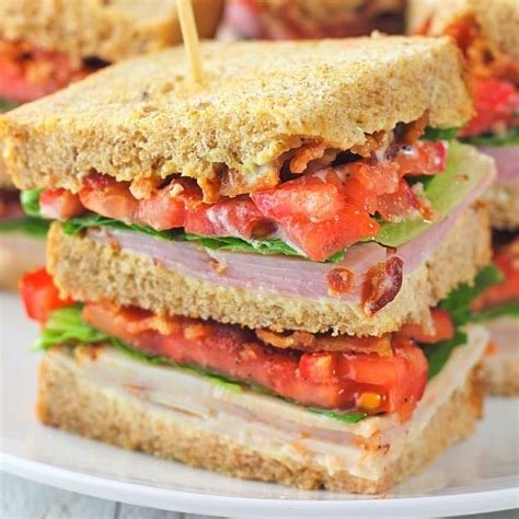 Ham And Turkey Club Sandwich Now Cook This