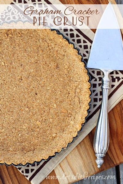 May 20, 2018 · obviously, you can use this coconut flour pie crust recipe for any low carb pie recipe. Graham Cracker Pie Crust | Let's Dish Recipes