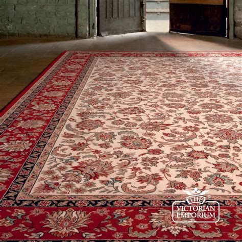 Victorian Rug Style Na1276 In Red Rugs