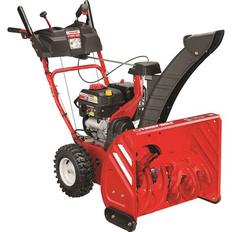 FREE SHIPPING — Troy-Bilt Storm 2-Stage Electric Start Snow Blower — 24in., 208cc Engine, Model ...