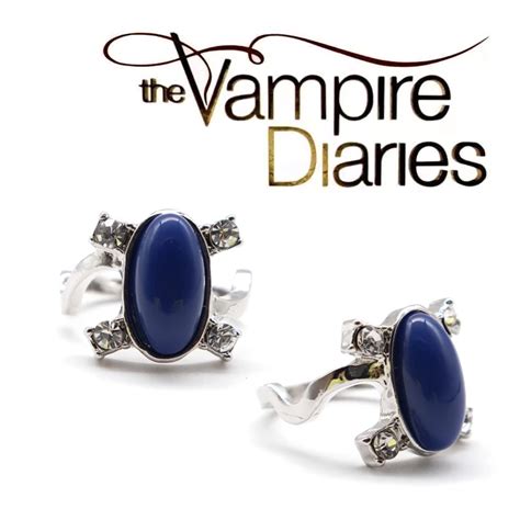 The Vampire Diaries Rings Elena Gilbert Daylight Rings Vintage Crystal