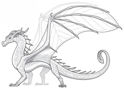 Nightwing Wings Of Fire Coloring Pages