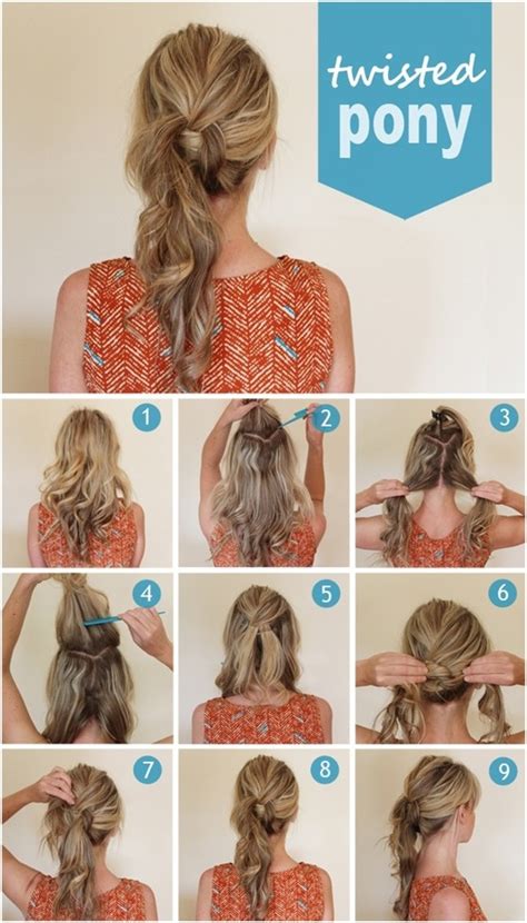 15 Cute And Easy Ponytail Hairstyles Tutorials Popular Haircuts