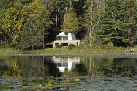 Lake House In Western Massachusetts Disguises Itself As White Crystals