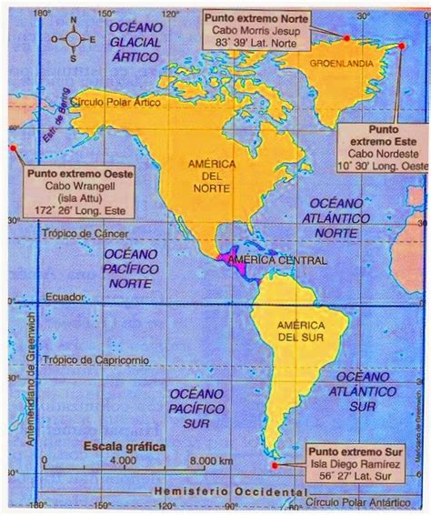 Mapa De Los Paises Hispanos
