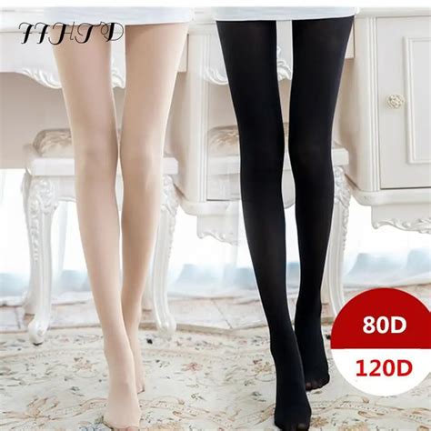 we offer free same day shipping women 120d soft velvet opaque footed tights pantyhose thick