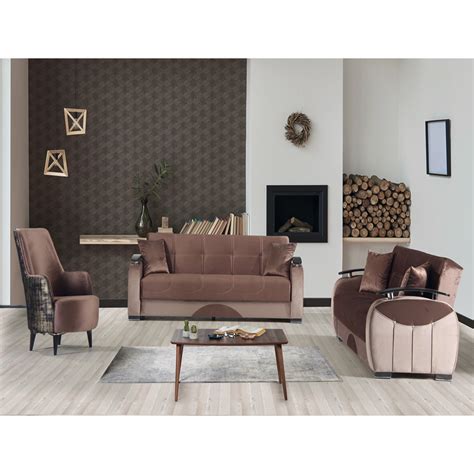 gama brown ottoman sofa bed