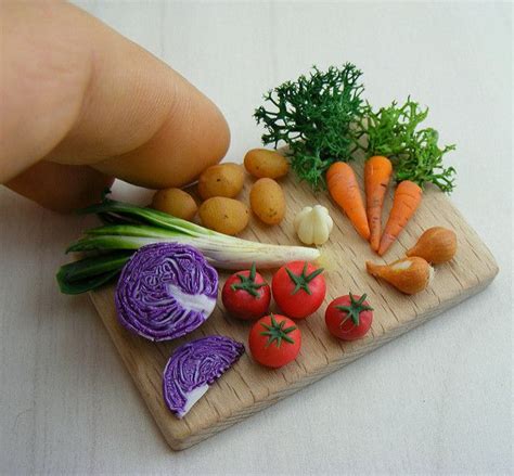 Straight From The Garden Miniature Food Food Sculpture Polymer Clay