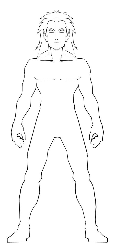 Anime Body Templates For Drawing At Getdrawings Free Download