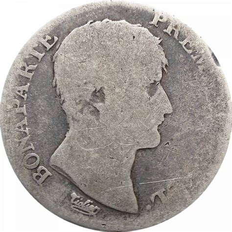 1803 1805 An12 14 France Napoleon Bonaparte 1 Francs Silver Coin